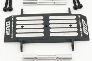 Cross RC CNC Aluminum Center Skid Plate w/Rollers (fits all Demons)