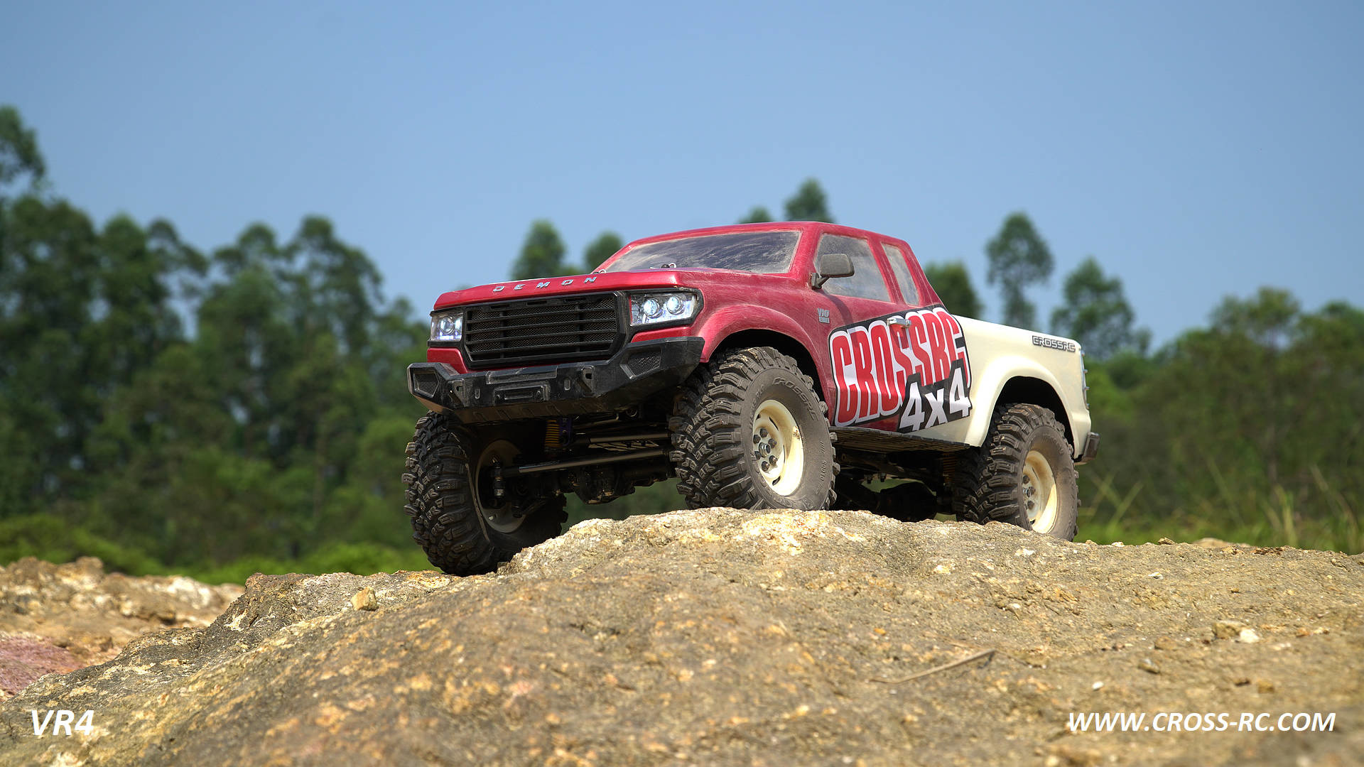 Cross RC VR4A 1/10 Demon 4x4 Crawler Kit Lexan Body Extreme R/C Hobbies