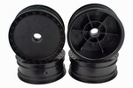 DE Racing Borrego Buggy Wheels for Assoc B4/Front/Black/4pcs