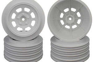 DE Racing Speedway SC Wheels for Traxxas Slash Rear White