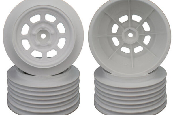 DE Racing Speedway SC Wheels for Traxxas Slash Rear White