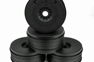 DE Racing Speedline Plus Buggy Wheels for 1/8 Buggy / Black