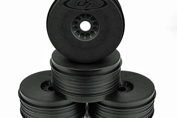 DE Racing Speedline Plus Buggy Wheels for 1/8 Buggy / Black
