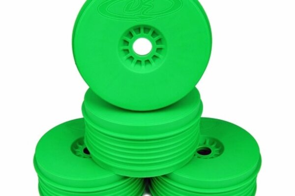 DE Racing Speedline Plus Buggy Wheels for 1/8 Buggy / GREEN