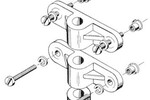 Dubro Nylon Nose Gear Block Set