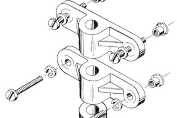Dubro Nylon Nose Gear Block Set