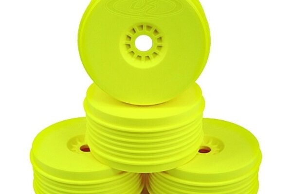 DE Racing Speedline Plus Buggy Wheels for 1/8 Buggy / Yellow