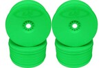DE Racing Speedline Plus 1/8 Truggy Wheels Green (4 Pack)