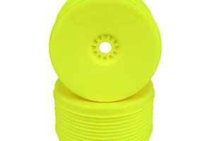 DE Racing Speedline Plus Truggy Wheels- 1/8 Truggy/Yellow/4pcs