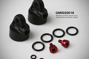 Gmade Molded Aeration Shock Caps & Aluminum Aeration Screws
