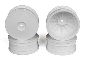 DE Racing Speedline Buggy Wheels for AE B64 and TLR22 3.0 Front, White