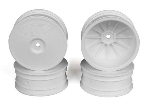 DE Racing Speedline Buggy Wheels for AE B64 and TLR22 3.0 Front, White