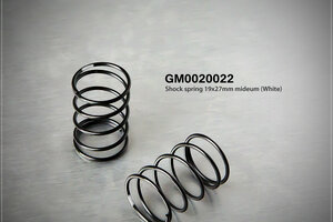 Gmade Shock Spring 19X27mm Medium White (2)