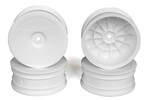 DE Racing Speedline Buggy Wheels-Assoc B6/Kyosho RB6/Front/White/4pcs