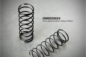 Gmade Shock Spring 19X50mm Medium White (2)
