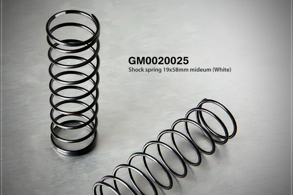 Gmade Shock Spring 19X58mm Medium White (2)