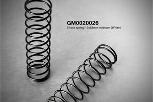 Gmade Shock Spring 19X68mm Medium White (2)