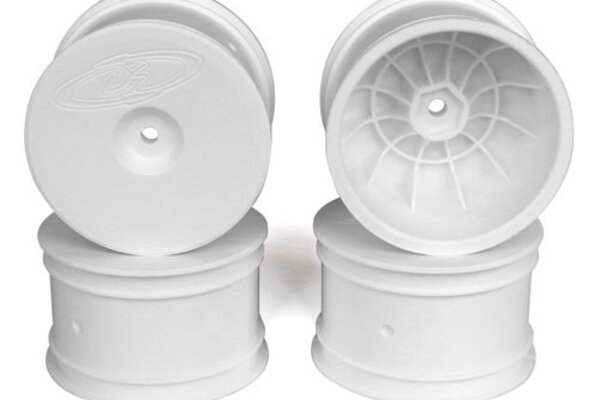 DE Racing Speedline Buggy Wheels-Assoc B6-B64&TLR22/Rear/White/4pcs