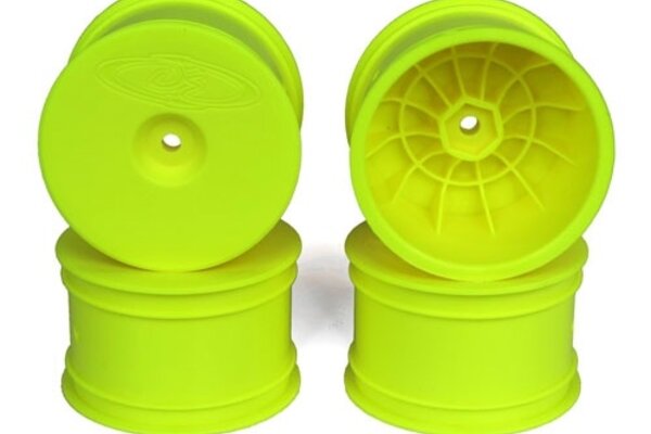 DE Racing Speedline Buggy Wheels-Assoc B6-B64/TLR22-22-4/Rear/Yellow/