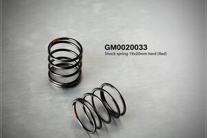 Gmade Shock Spring 19X20mm Hard Red (2)