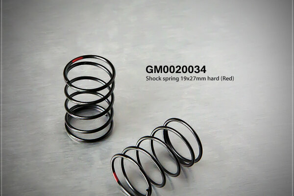 Gmade Shock Spring 19X27mm Hard Red (2)