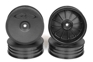 DE Racing Slim Speedline Buggy Wheels, Front, Black
