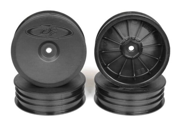 DE Racing Slim Speedline Buggy Wheels, Front, Black