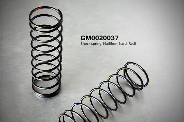 Gmade Shock Spring 19X58mm Hard Red (2)
