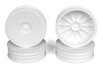 DE Racing Slim Speedline Buggy Wheels, Front, White