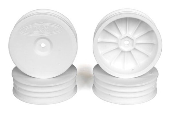DE Racing Slim Speedline Buggy Wheels, Front, White