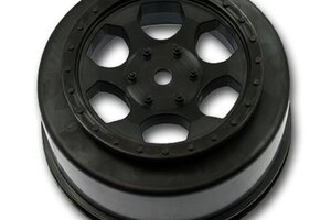 DE Racing Trinidad SC Wheels-Assoc SC5M- SC10-ProSC/Black/4pcs