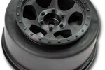 DE Racing Trinidad SC Wheel-Traxxas Slas Front/Black/4pcs