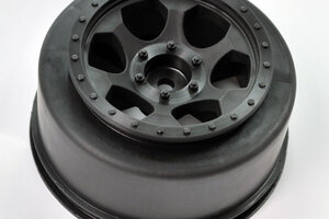 DE Racing Trinidad SC Wheel-Traxxas Slas Rear-Slash 4x4/Black/4pcs