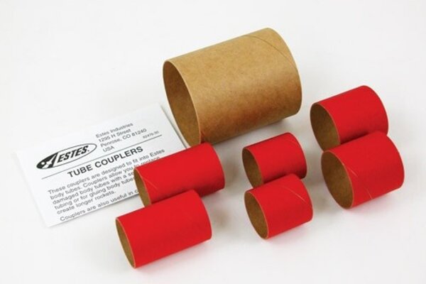 Estes Rockets EST3196  Large Tube Coupler Pack, for Model Rockets