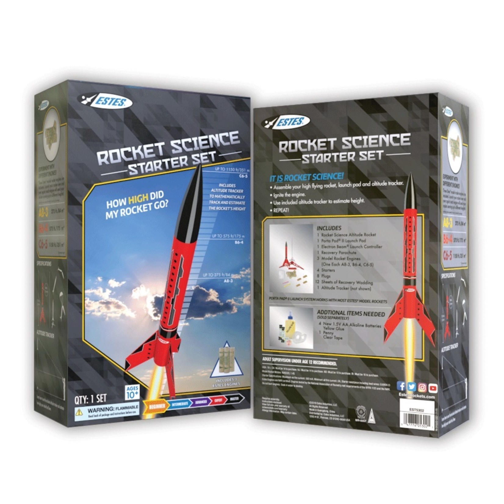 Estes Rockets EST5302 Rocket Science Starter Kit Extreme R/C Hobbies