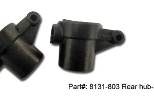 DHK Hobby Rear Hubs (Left / Right) - Wolf 2 / Raz-R 2