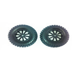 DHK Hobby Tire Complete (Black Rims) (2pcs) SCT