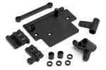 HPI Racing Bullet Flux ESC Plate And Steering Bellcrank