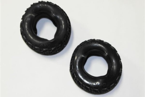 DHK Hobby Tire With Foam (Unglued) (2) - Crosse Brushless