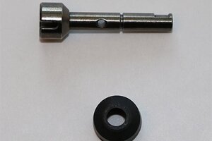 DHK Hobby Spur Gear Shaft with Pin (2x10mm) - Wolf 2 / Raz-R 2