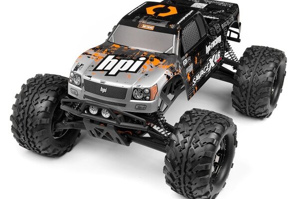 HPI Racing Nitro GT-3 Truck Painted Body (Silver/Black)