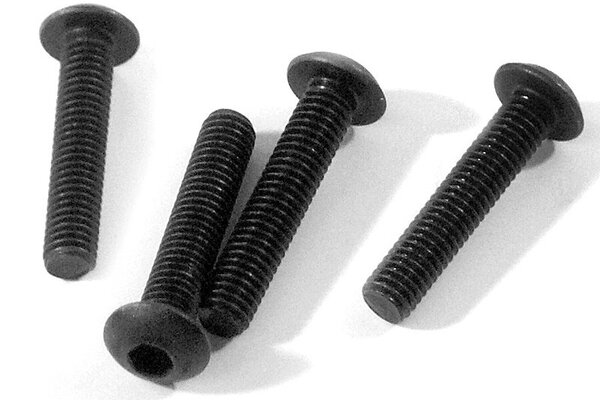 HPI Racing Button Head Screw M3X15mm (Hex Socket/4pcs)