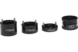 Hot Racing Aluminum Ride Height Gauge 14- 20MM pLUS 5 10 15MM