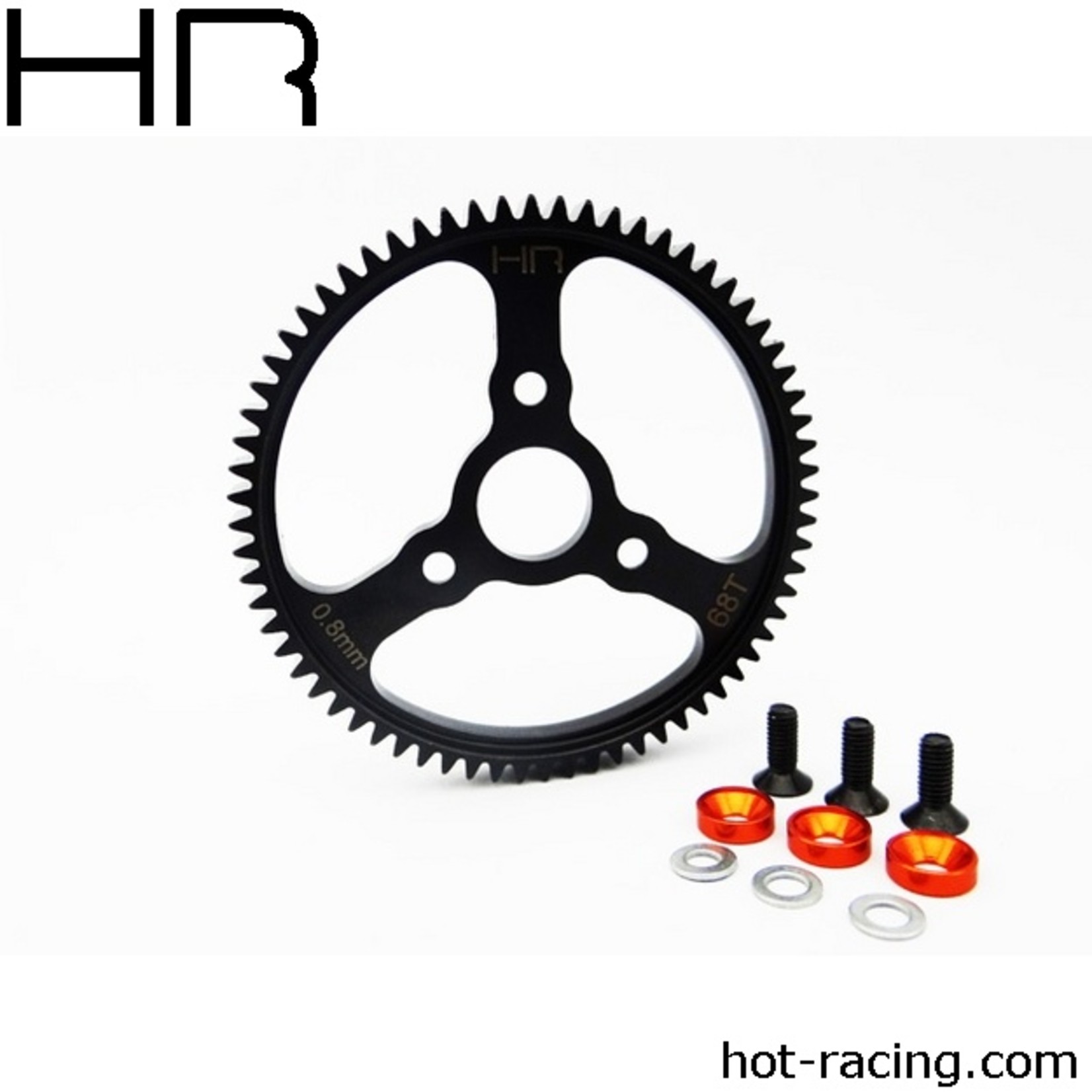Hot Racing HRASERVO268  Heavy Duty Steel Spur Gear 68T 32P 0.8M