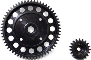 Hot Racing Hardened Steel Spur and Pinion Gear Set