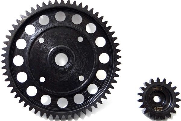 Hot Racing Hardened Steel Spur and Pinion Gear Set