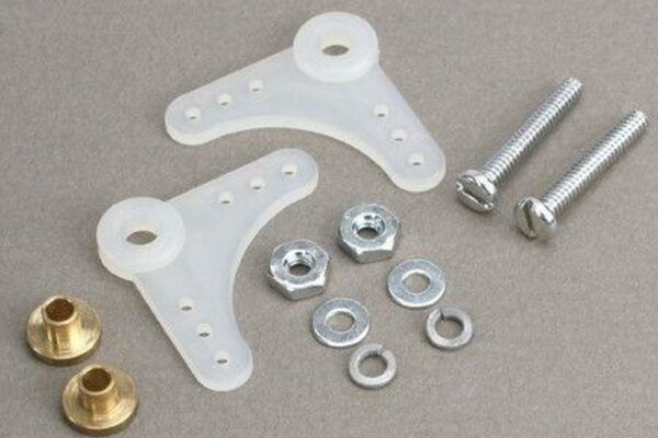 Dubro 90* Nylon Bellcrank Assembly