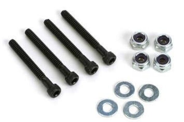 Dubro 4-40x1" Socket Head Bolts w/ Lock Nuts 4/pkg