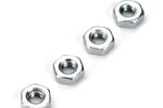 Dubro 2.5mm Steel Hex Nuts Metric(4)