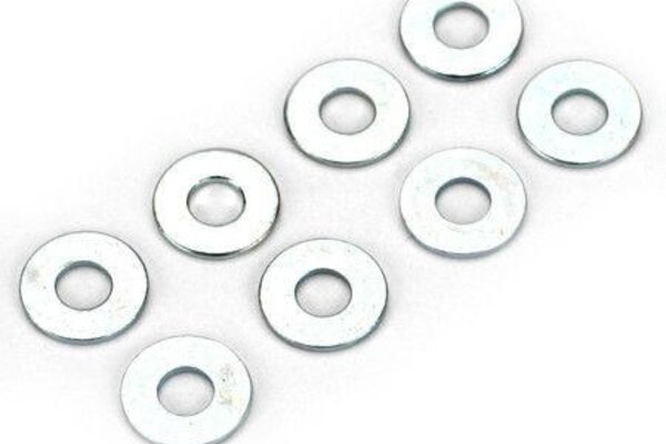 Dubro 4mm Flat Washers 8pc